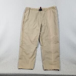 Gramicci Pants Mens Large Khaki Elastic Waist Climbing Hiking Casual Outdoor